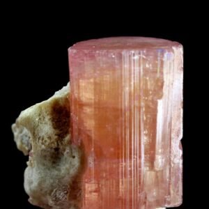 Natural Bi-Color Pink Cap Tourmaline Crystal – 68.5 Carats