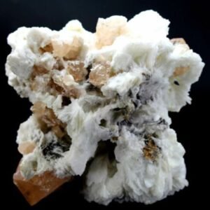 417 Gram Undamaged Terminated Natural Topaz Crystal with Albite, Tourmaline & Mica – Shigar Valley Specimen