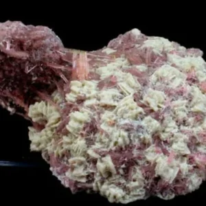 Large Pink Tourmaline Crystal Cluster with Lepidolite & Albite – 1193g