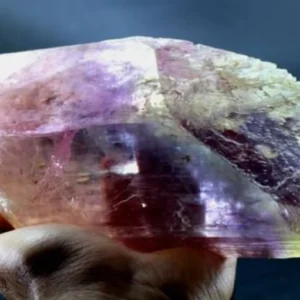2545 Gm Superb Large Double Terminated multi color Natural Gemmy Kunzite Crystal@Afghan-