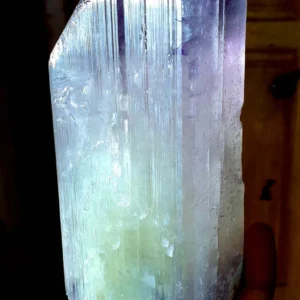 1281 gm Undamaged Natural V Shaped Pinkish Gemmy Twin Kunzite Crystals @Afghan-165*58*50mm