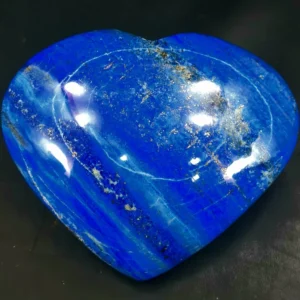 2.840 kg XXL Museum Size High Grade Madani Lapis Lazuli Polished Heart with Golden Pyrite @Afghan-150*180*80mm