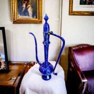 78cm tall Museum Large size Exceptional Lapis Lazuli Arabic Traditional Coffee Pot-6.95KG-78x48x20cm