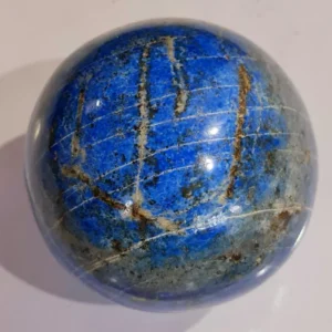 1150 Gram AAA Grade Handmade Royal Blue Madani Lapis Lazuli with Pyrite Polished Healing Sphere- 90mm