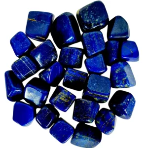 1050g AAA Grade Handmade Royal Blue Lapis Lazuli with Pyrite – Polished Tumbled Stones
