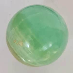 1210 Gram High Quality Handcrafted Pistachio Calcite Crystal Healing Sphere - 100mm