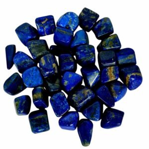 1150g AAA Grade Handmade Royal Blue Lapis Lazuli with Pyrite – Polished Tumbled Stones