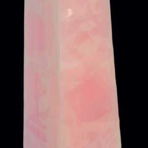 18.840 kg Handmade Pink Mangano Calcite Polished Tower – 430 × 150 × 140 mm